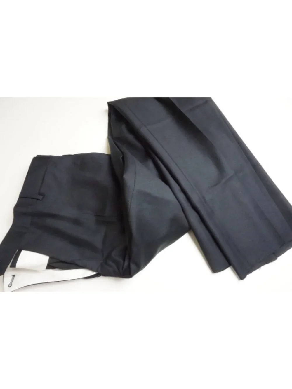 Burberry London Solid Blue Wool 2 Pc Suit Jacket Pant 46R Brand NEW